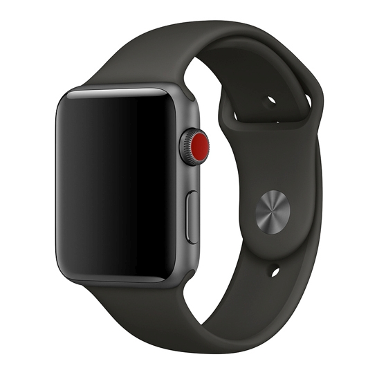 Ремінець Apple Sport Band for Apple Watch 42mm/44mm Gray - ціна, характеристики, відгуки, розстрочка, фото 1