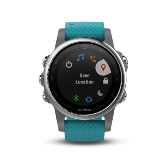 Спортивний годинник Garmin Fenix 5S GPS Watch Turquoise - ціна, характеристики, відгуки, розстрочка, фото 1