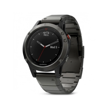 Спортивний годинник Garmin Fenix 5 Slate Gray Sapphire with Metal Band - цена, характеристики, отзывы, рассрочка, фото 1