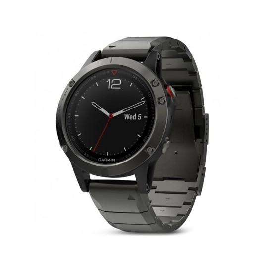 Спортивний годинник Garmin Fenix 5 Slate Gray Sapphire with Metal Band