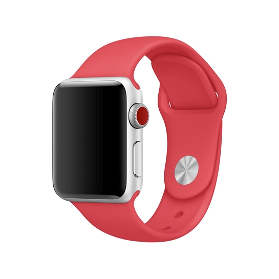 Ремінець Apple Sport Band for Apple Watch 38mm/40mm Red Raspberry - ціна, характеристики, відгуки, розстрочка, фото 1