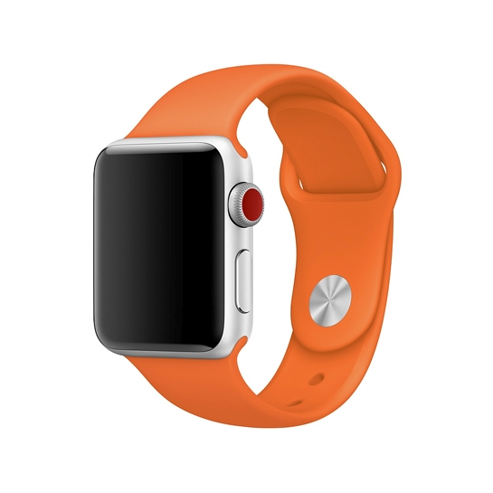 Ремінець Apple Sport Band for Apple Watch 38mm/40mm Spicy Orange - ціна, характеристики, відгуки, розстрочка, фото 1