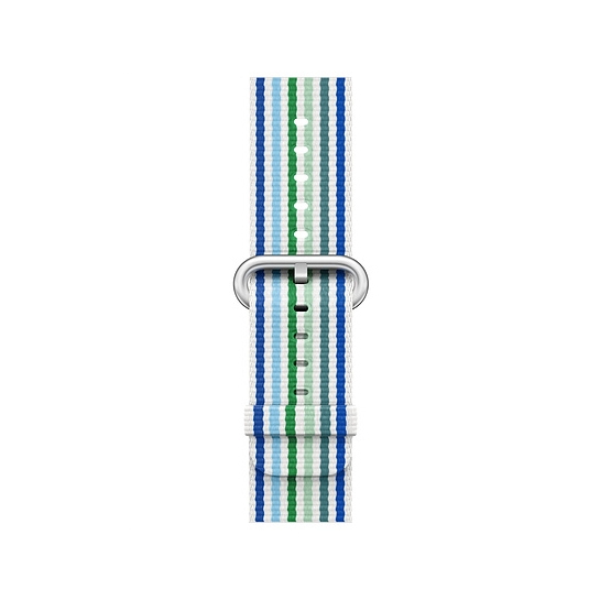 Ремінець Woven Nylon Band for Apple Watch 38mm/40mm Blue Stripe - ціна, характеристики, відгуки, розстрочка, фото 3