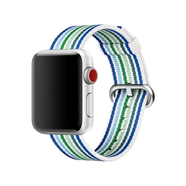 Ремешок Woven Nylon Band for Apple Watch 38mm/40mm Blue Stripe - цена, характеристики, отзывы, рассрочка, фото 1