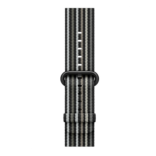 Ремінець Woven Nylon Band for Apple Watch 42mm/44mm Black Stripe - ціна, характеристики, відгуки, розстрочка, фото 3