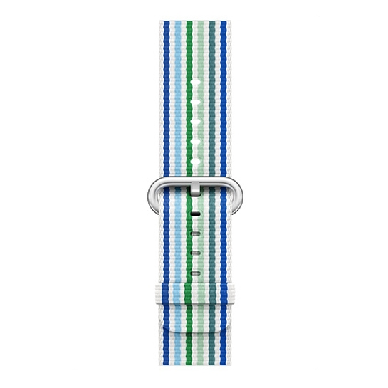Ремешок Woven Nylon Band for Apple Watch 42mm/44mm Blue Stripe - цена, характеристики, отзывы, рассрочка, фото 3