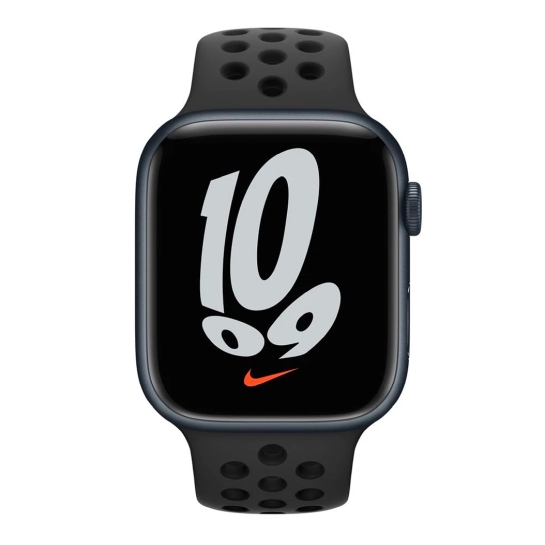 Ремінець Sport Band Nike для Apple Watch 44mm/45mm Anthracite/Black - ціна, характеристики, відгуки, розстрочка, фото 2