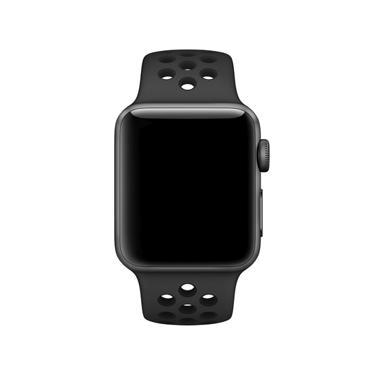 Ремешок Apple Nike Sport Band for Apple Watch 38mm/40mm Anthracite/Black - цена, характеристики, отзывы, рассрочка, фото 3