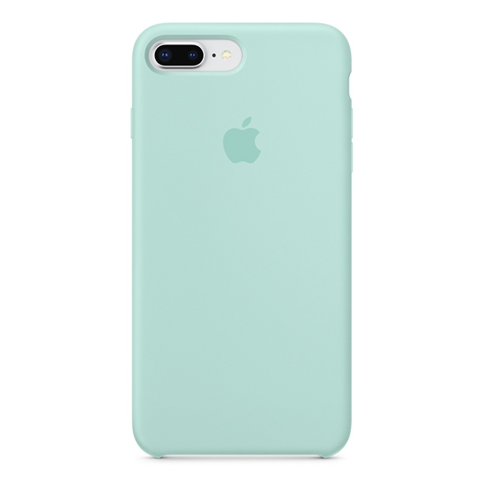 Чехол Apple Silicone Case for iPhone 8 Plus/7 Plus Marine Green - цена, характеристики, отзывы, рассрочка, фото 1