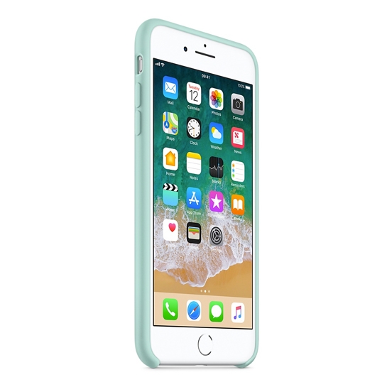 Чехол Apple Silicone Case for iPhone 8 Plus/7 Plus Marine Green - цена, характеристики, отзывы, рассрочка, фото 5