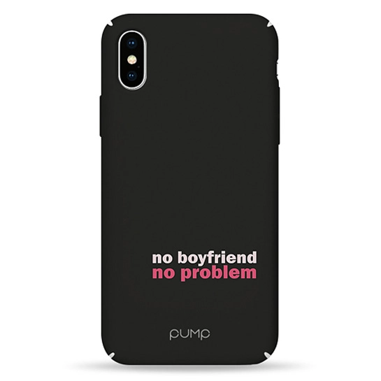 Чохол Pump Tender Touch Case for iPhone X/XS No Boyfriend #