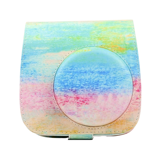 Чехол Retro Leather Case for FUJIFILM Instax Mini 8/9 Rainbow