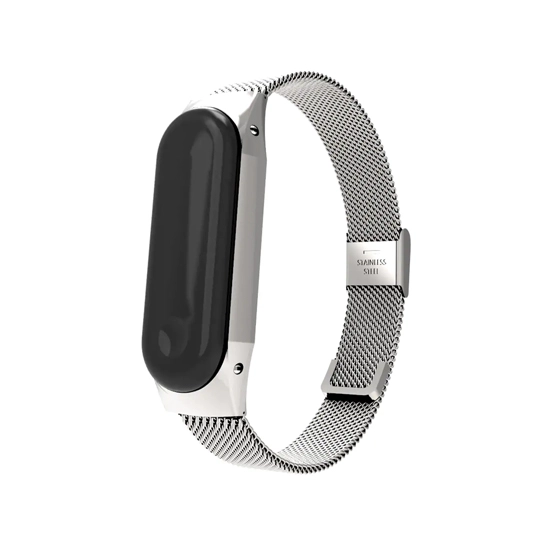 Ремінець для браслета Xiaomi Metal Milanese Mi Band 3 Silver
