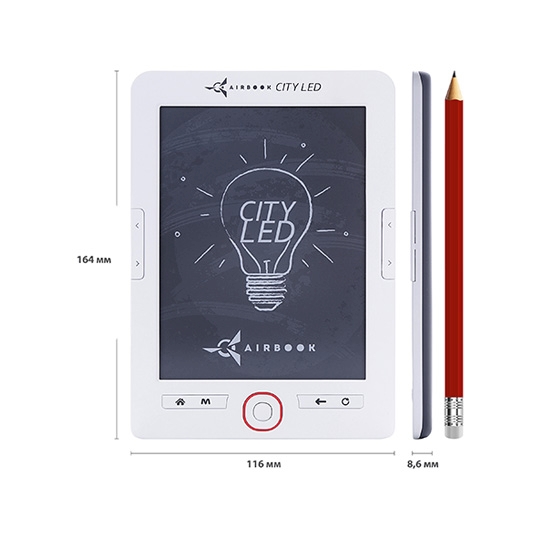 Электронная книга AirBook City LED - цена, характеристики, отзывы, рассрочка, фото 4