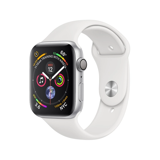 Смарт-часы Apple Watch Series 4 40mm Silver Aluminum Case with White Sport Band