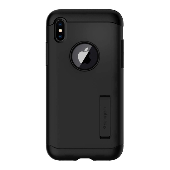Чохол SGP Case Slim Armor Black for iPhone X - ціна, характеристики, відгуки, розстрочка, фото 2