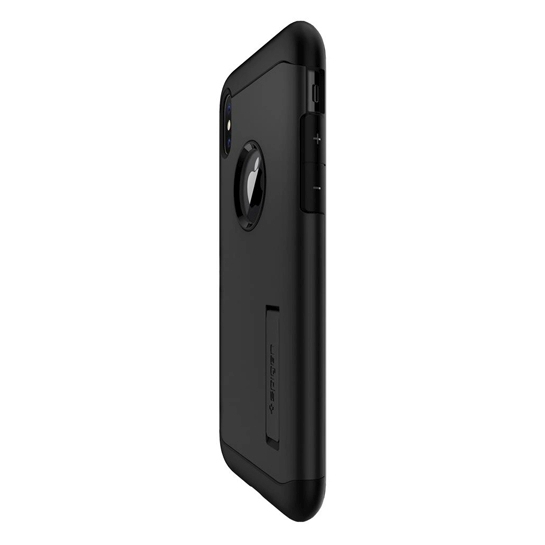 Чохол SGP Case Slim Armor Black for iPhone X - ціна, характеристики, відгуки, розстрочка, фото 4