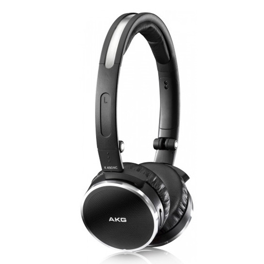 Навушники AKG K490 On The Go Noise Cancelling Black/Silver - ціна, характеристики, відгуки, розстрочка, фото 1