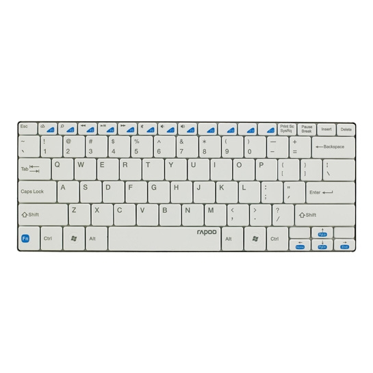 Клавиатура Rapoo Wireless Keyboard E9050 White - цена, характеристики, отзывы, рассрочка, фото 1