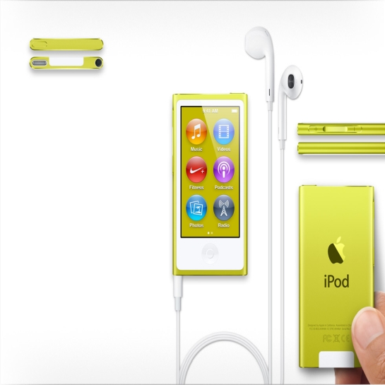 Плеер Apple iPod Nano 7G 16Gb Yellow - цена, характеристики, отзывы, рассрочка, фото 2