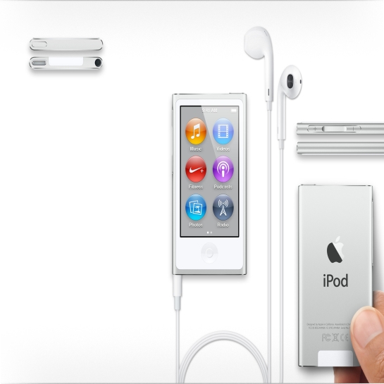 Плеєр Apple iPod Nano 7G 16Gb Silver - ціна, характеристики, відгуки, розстрочка, фото 4