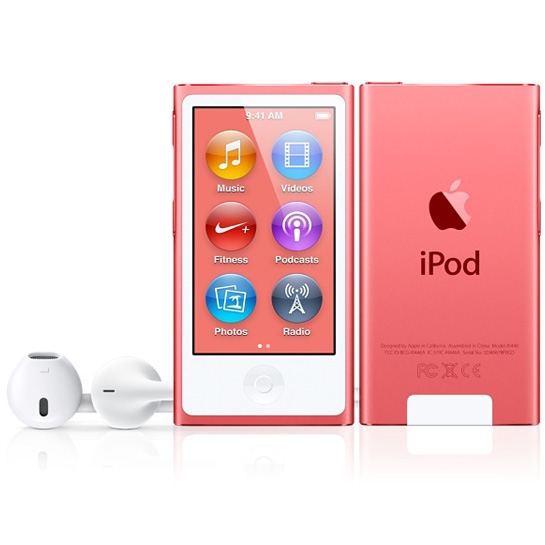 Плеєр Apple iPod Nano 7G 16Gb Pink - ціна, характеристики, відгуки, розстрочка, фото 1