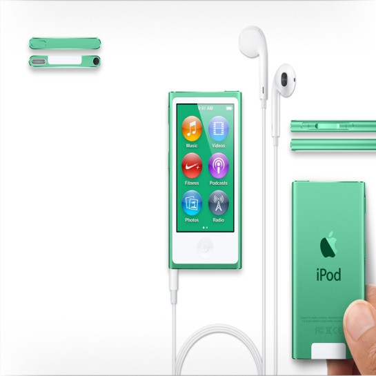 Плеєр Apple iPod Nano 7G 16Gb Green - ціна, характеристики, відгуки, розстрочка, фото 3