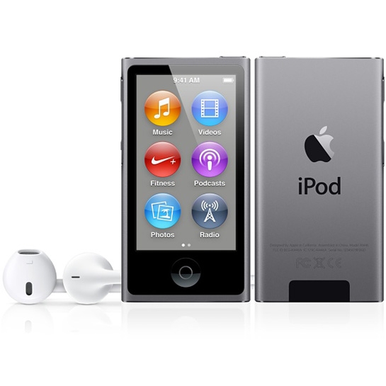 Плеєр Apple iPod Nano 7G 16Gb Gray - ціна, характеристики, відгуки, розстрочка, фото 1