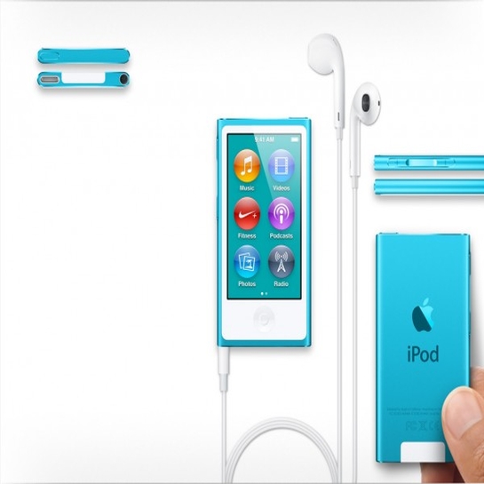 Плеер Apple iPod Nano 7G 16Gb Blue - цена, характеристики, отзывы, рассрочка, фото 2