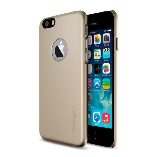 Чохол SGP Case Thin Fit A Series Champagne Gold for iPhone 6 * - ціна, характеристики, відгуки, розстрочка, фото 1