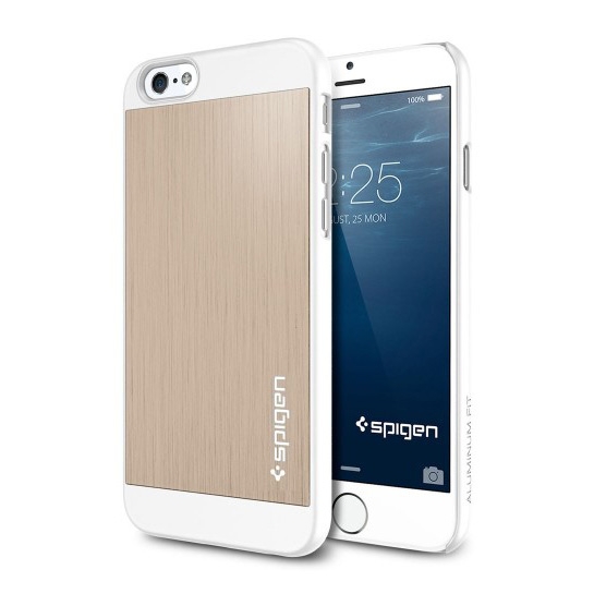 Чохол SGP Case Aluminum Fit Series Champagne Gold for iPhone 6 * - ціна, характеристики, відгуки, розстрочка, фото 1
