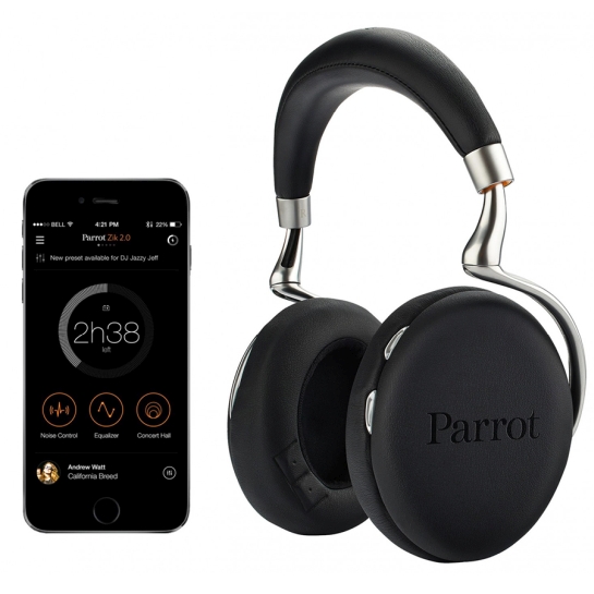 Навушники Parrot Zik 2.0 Wireless Black - ціна, характеристики, відгуки, розстрочка, фото 3
