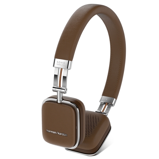 Навушники Harman Kardon On-Ear Headphones Soho Bluetooth Brown - ціна, характеристики, відгуки, розстрочка, фото 7