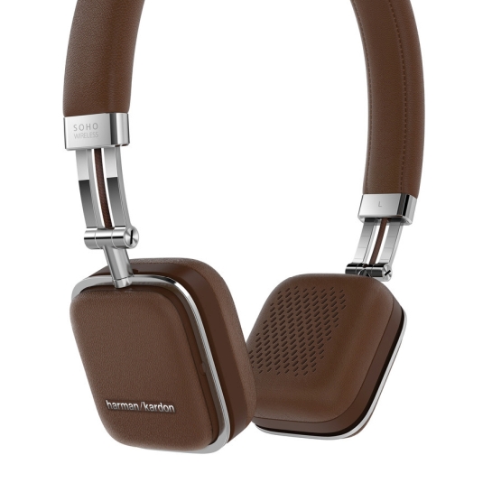 Навушники Harman Kardon On-Ear Headphones Soho Bluetooth Brown - ціна, характеристики, відгуки, розстрочка, фото 6