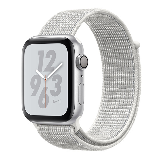 Смарт-годинник Apple Watch Series 4 Nike+ 44mm Silver Aluminum Case with Summit White Sport Loop - цена, характеристики, отзывы, рассрочка, фото 1