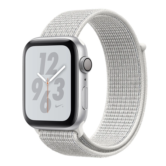 Смарт-часы Apple Watch Series 4 Nike+ 44mm Silver Aluminum Case with Summit White Sport Loop