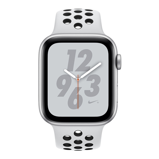 Смарт-годинник Apple Watch Series 4 Nike+ 44mm Silver Aluminum Case with Pure Platinum/Black Sport Band - ціна, характеристики, відгуки, розстрочка, фото 2