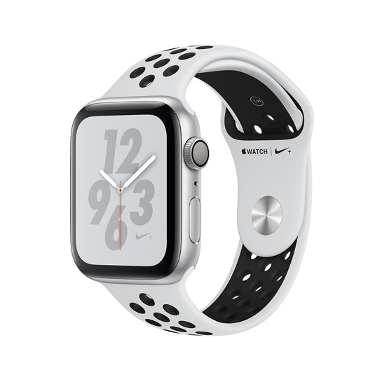 Смарт-часы Apple Watch Series 4 Nike+ 40mm Silver Aluminum Case with Pure Platinum/Black Sport Band - цена, характеристики, отзывы, рассрочка, фото 1