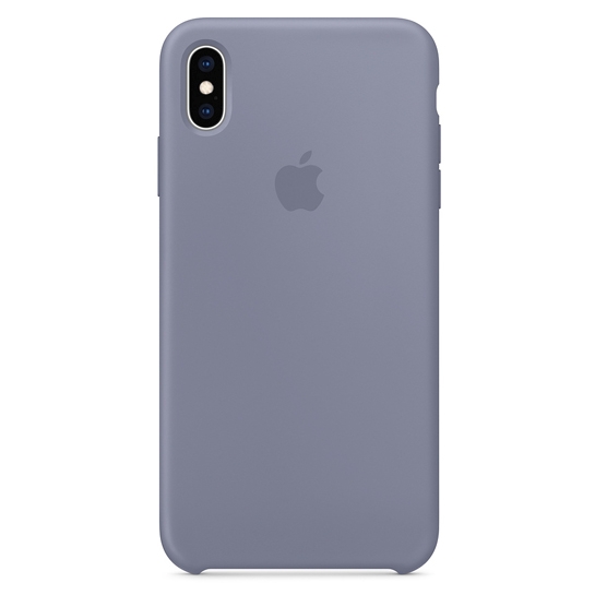 Чохол Apple Silicone Case for iPhone XS Max Lavender Gray - ціна, характеристики, відгуки, розстрочка, фото 1