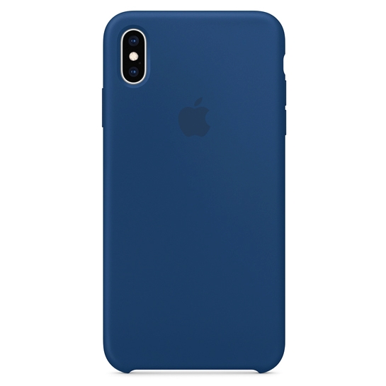 Чехол Apple Silicone Case for iPhone XS Max Blue Horizon - цена, характеристики, отзывы, рассрочка, фото 1