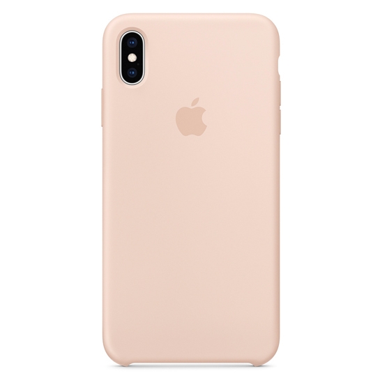 Чехол Apple Silicone Case for iPhone XS Max Pink Sand - цена, характеристики, отзывы, рассрочка, фото 1