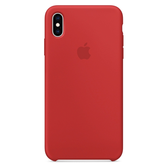 Чохол Apple Silicone Case for iPhone XS Max (PRODUCT) Red - ціна, характеристики, відгуки, розстрочка, фото 1