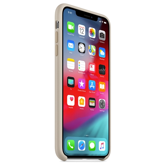 Чехол Apple Silicone Case for iPhone XS Max Stone - цена, характеристики, отзывы, рассрочка, фото 3
