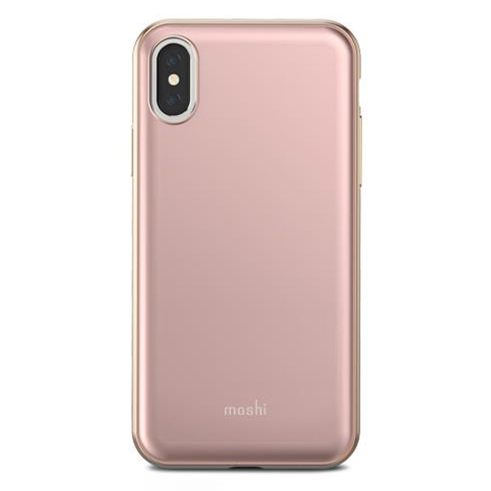 Чехол Moshi iGlaze Ultra Slim Snap On Case Taupe Pink for iPhone X - цена, характеристики, отзывы, рассрочка, фото 1