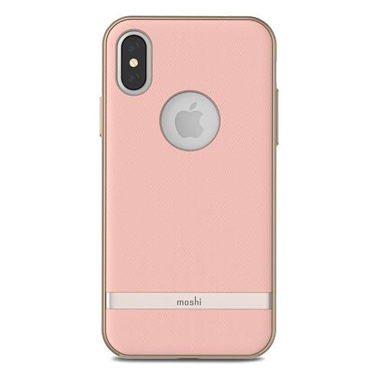 Чехол Moshi Vesta Textured Hardshell Case Blossom Pink for iPhone X - цена, характеристики, отзывы, рассрочка, фото 1