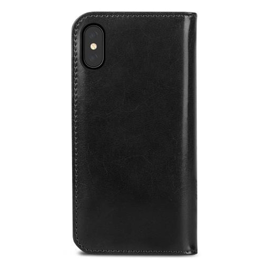 Чохол Moshi Overture Wallet Case Charcoal Black for iPhone X - ціна, характеристики, відгуки, розстрочка, фото 1