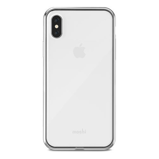 Чохол Moshi Vitros Slim Stylish Protection Case Jet Silver for iPhone X - ціна, характеристики, відгуки, розстрочка, фото 1