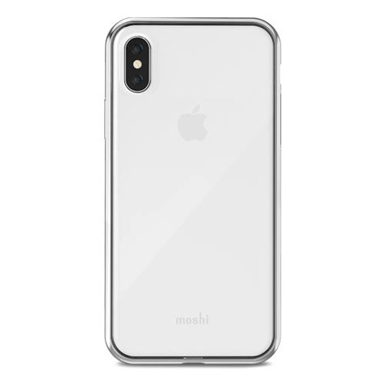 Чехол Moshi Vitros Slim Stylish Protection Case Jet Silver for iPhone X