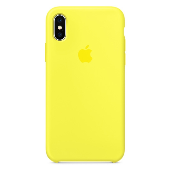 Чехол Apple Silicone Case for iPhone X Flash - цена, характеристики, отзывы, рассрочка, фото 1