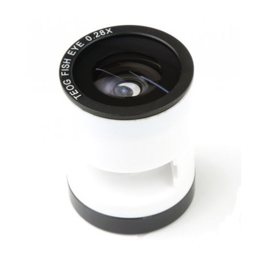 Об'єктив Teog Photo Fish Eye 0.28x/Wide/Macro Lens for iPhone 5/5S * - цена, характеристики, отзывы, рассрочка, фото 1